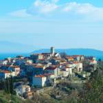 Ortspanorama Blick auf Beli - Cres - Kroatien