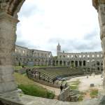 Blick in die Arena - Kolloseum in Pula - Istrien