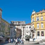 Der Triumphbogen der Stadt Pula - Istrien - Kroatien