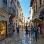 Shopping-Gasse in Poreč - Istrien - Kroatien
